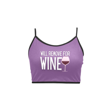 Remove for Wine Crop Top