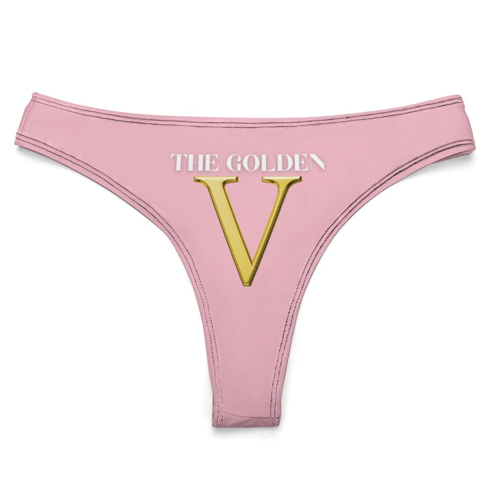 The Golden V Thong - GetGifts