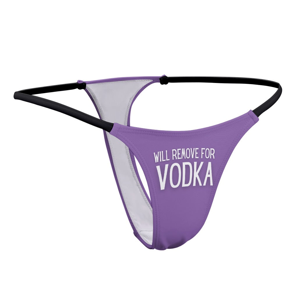 Will Remove for Vodka Thin Thong - GetGifts