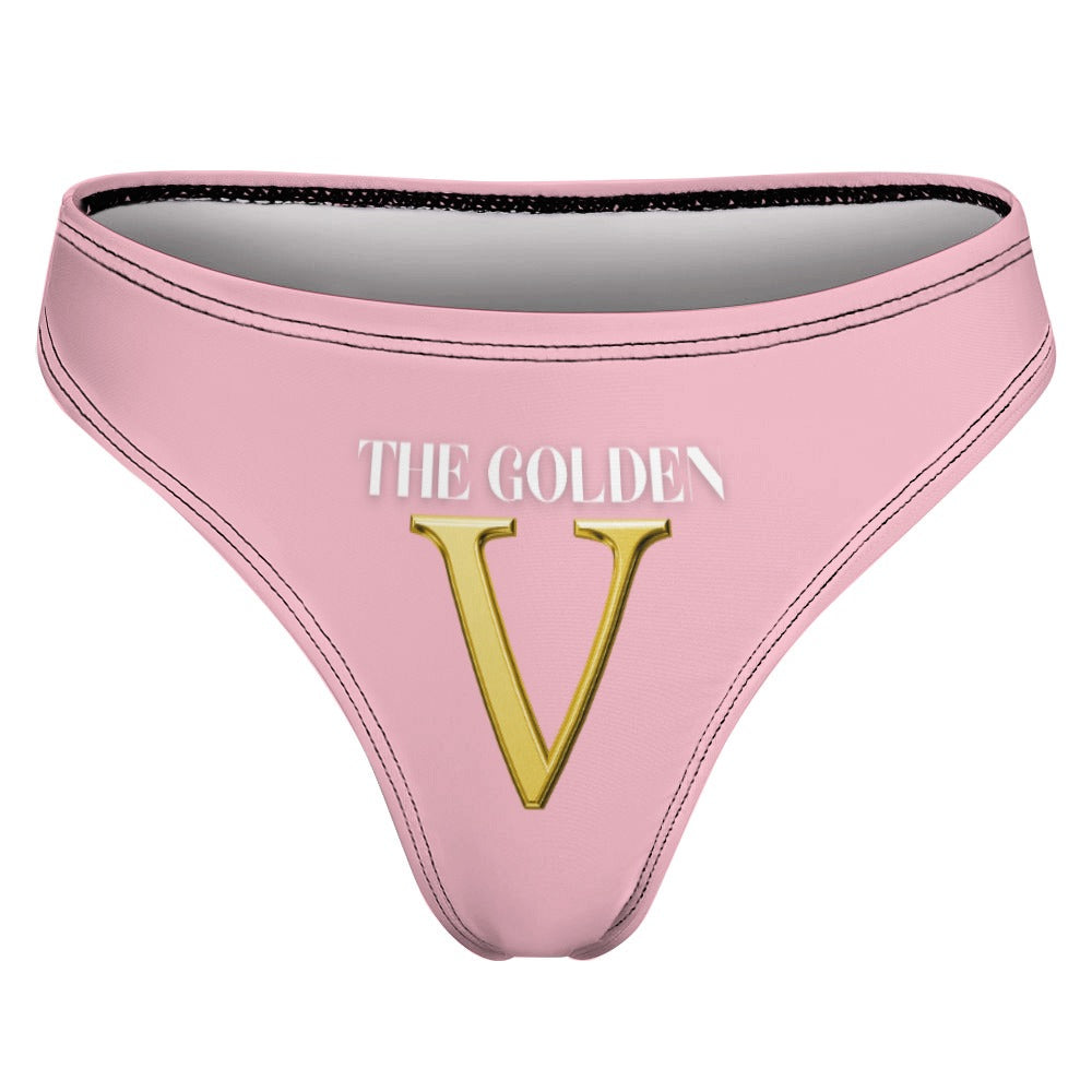 The Golden V Thong - GetGifts