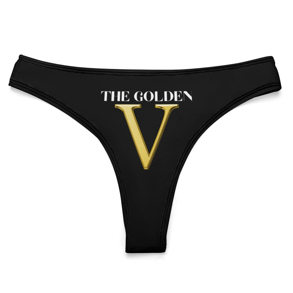 The Golden V Thong - GetGifts