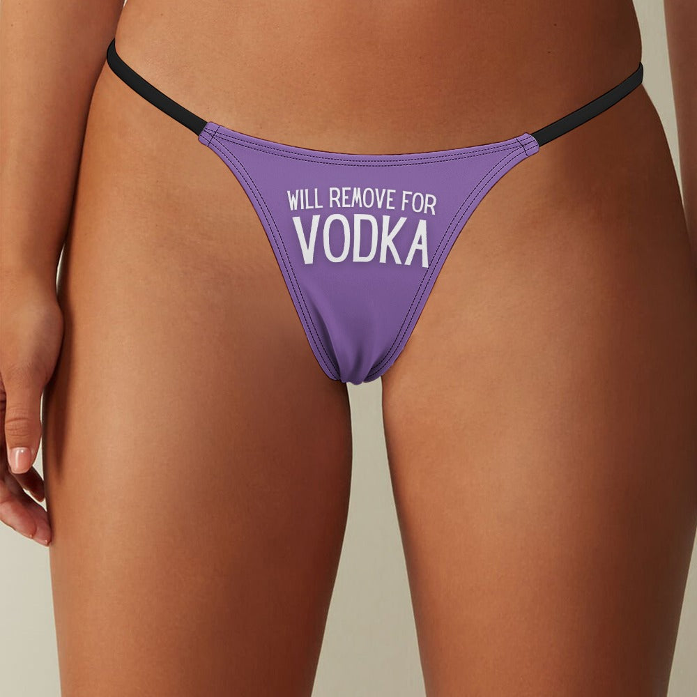 Will Remove for Vodka Thin Thong - GetGifts