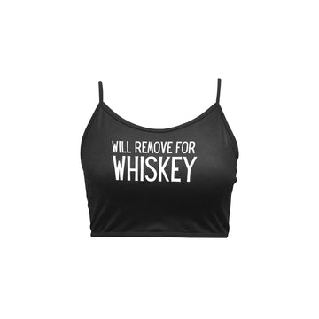 Remove for Whiskey Crop Top