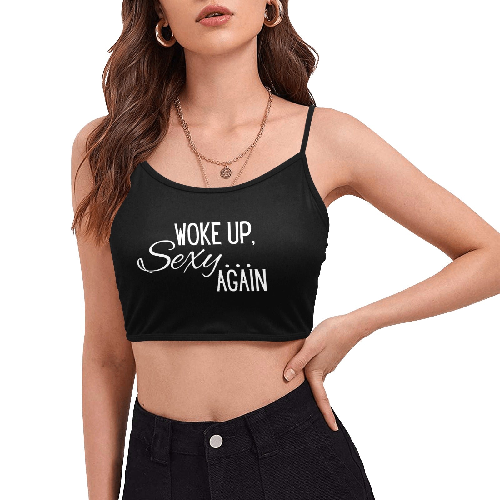 Woke Up Sexy Top & Undies Black - GetGifts