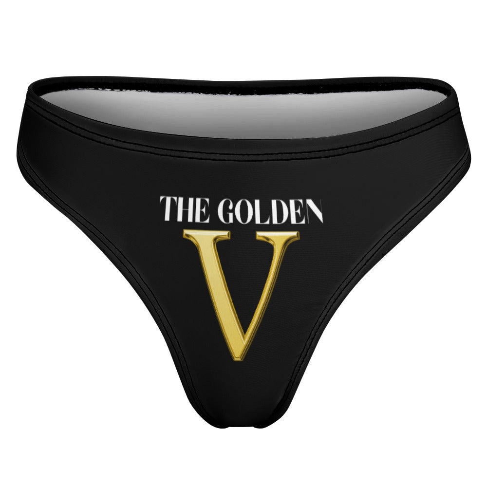 The Golden V Thong - GetGifts