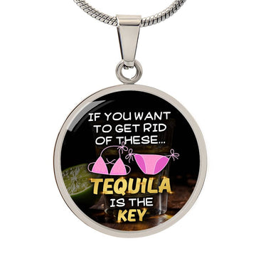 Tequila is Key Necklace