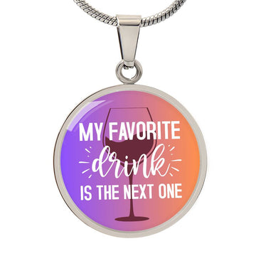 My Favorite Drink Necklace