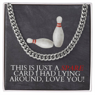 Spare Card Cuban Link Necklace