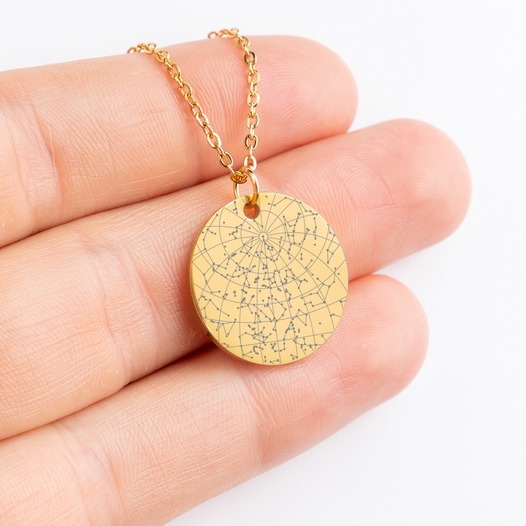 Baby Star Map Necklace - GetGifts