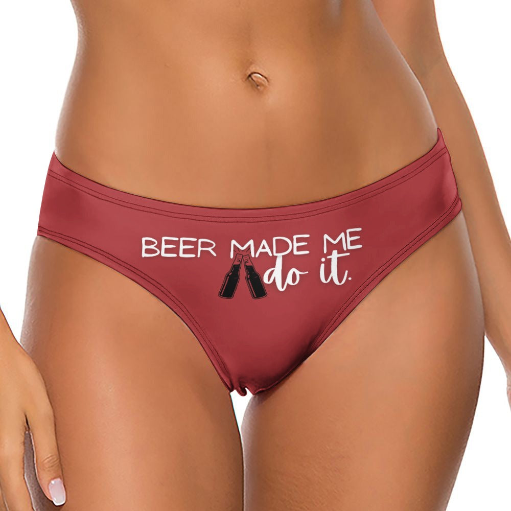 Beer Made Me Thong