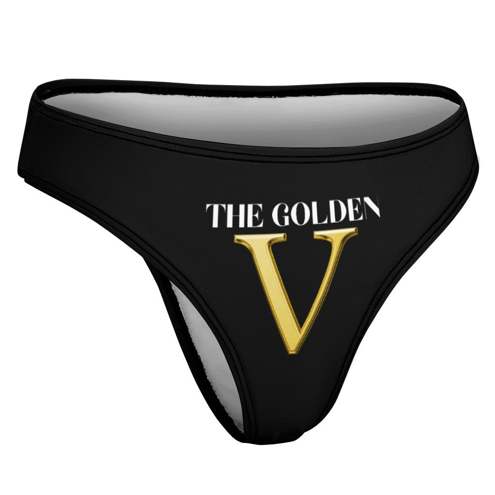 The Golden V Thong - GetGifts