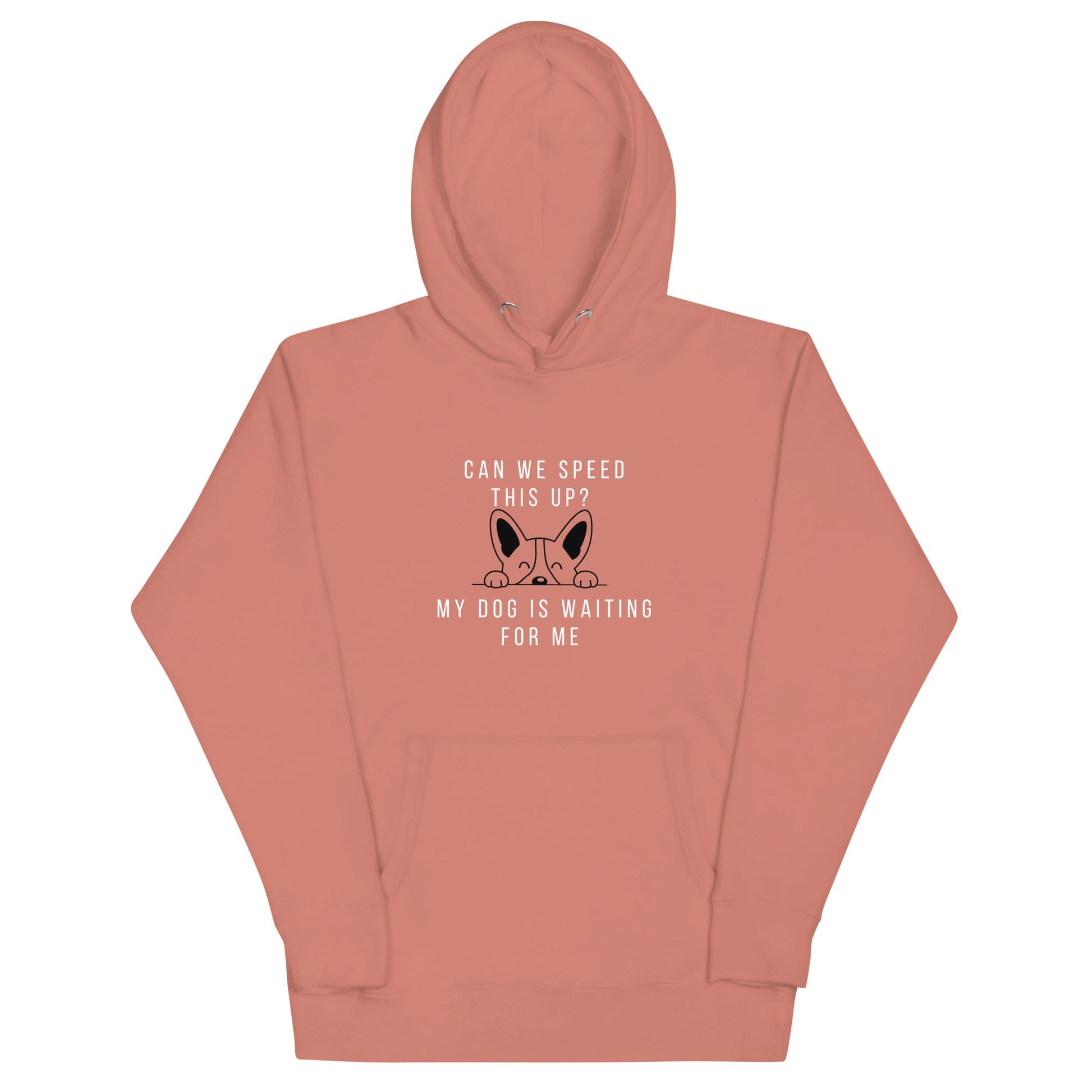 Can We Speed This Up Hoodie - Dusty Rose / S