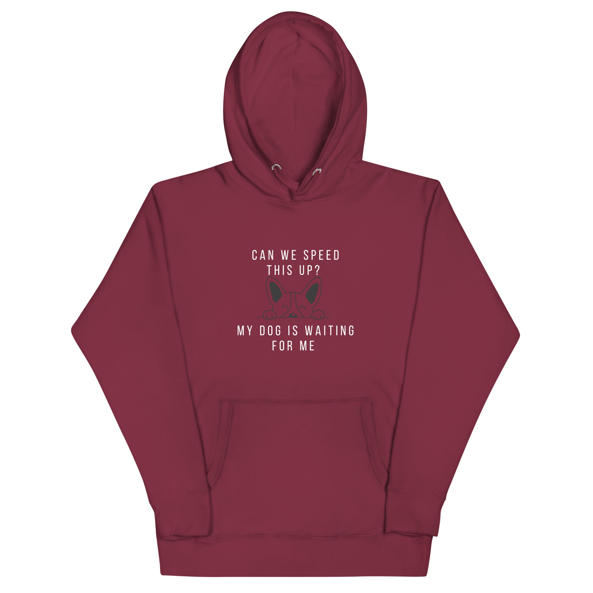 Can We Speed This Up Hoodie - Maroon / S