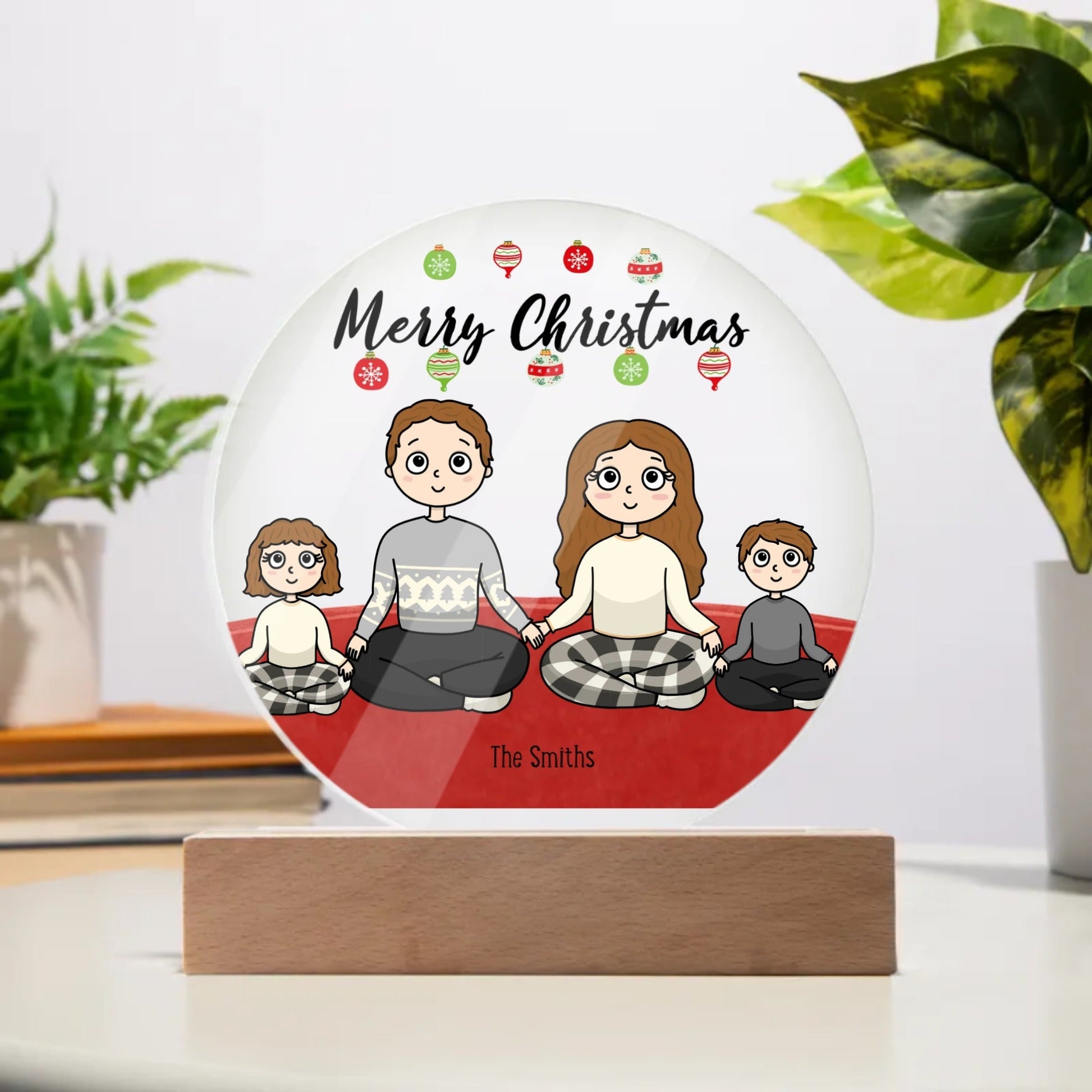 Christmas Family Plaque - GetGifts