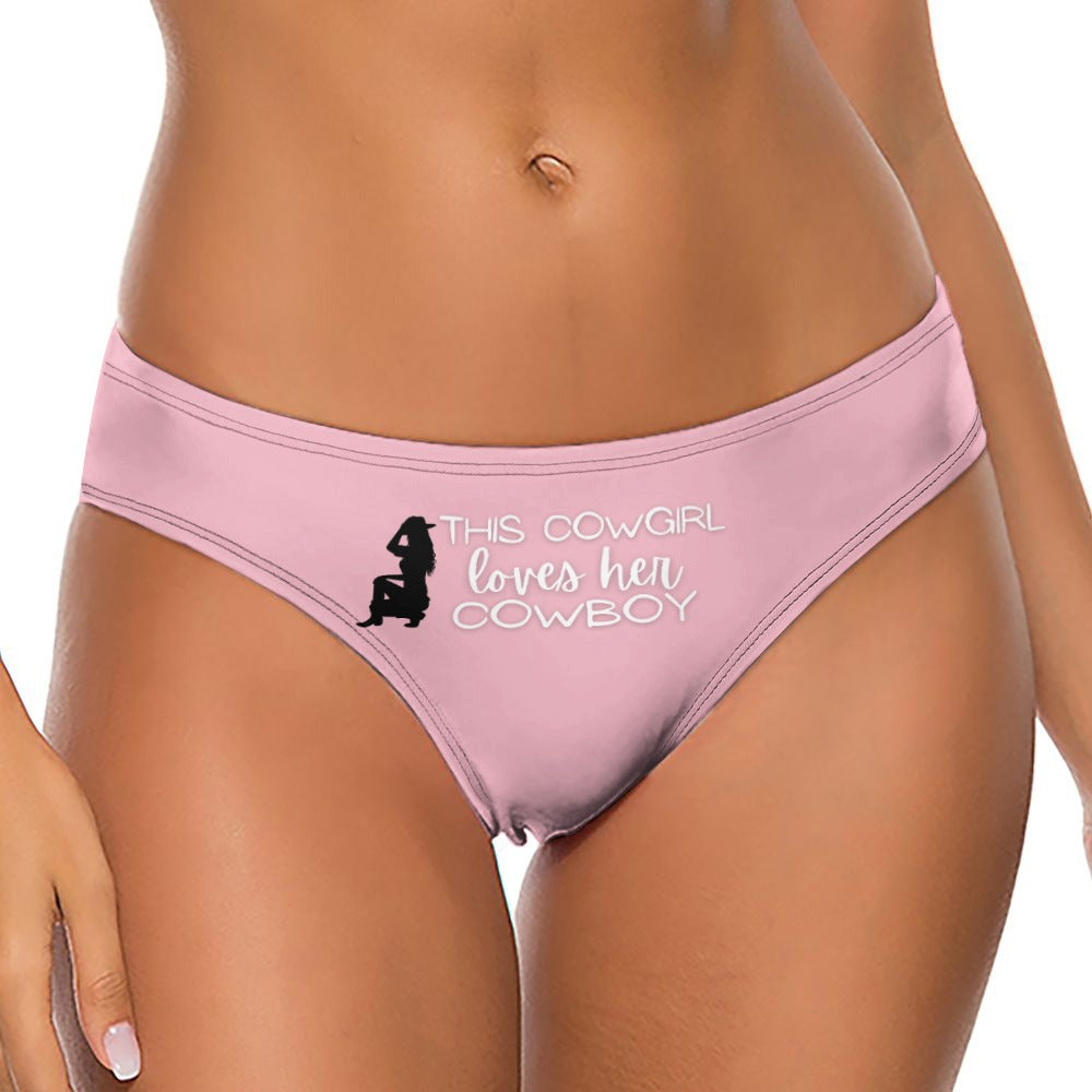 Cowgirl Loves Her Cowboy Thong - GetGifts