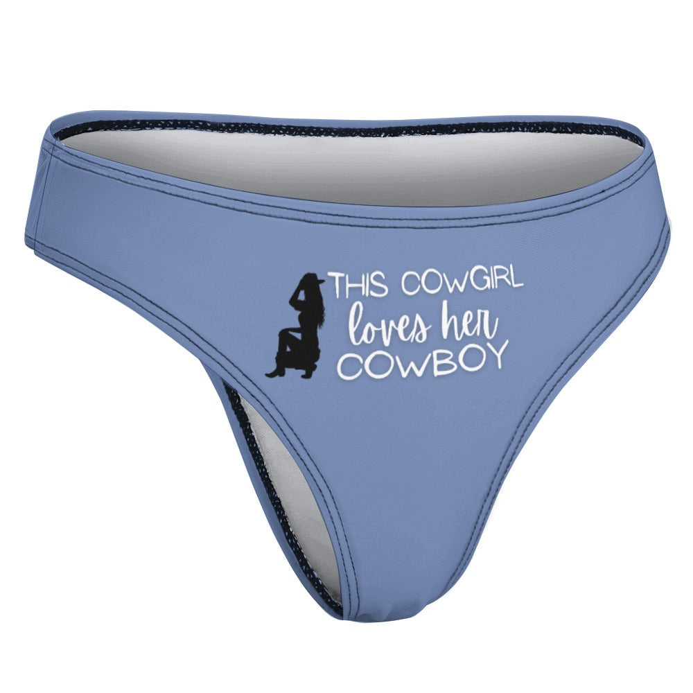 Cowgirl Loves Her Cowboy Thong - GetGifts