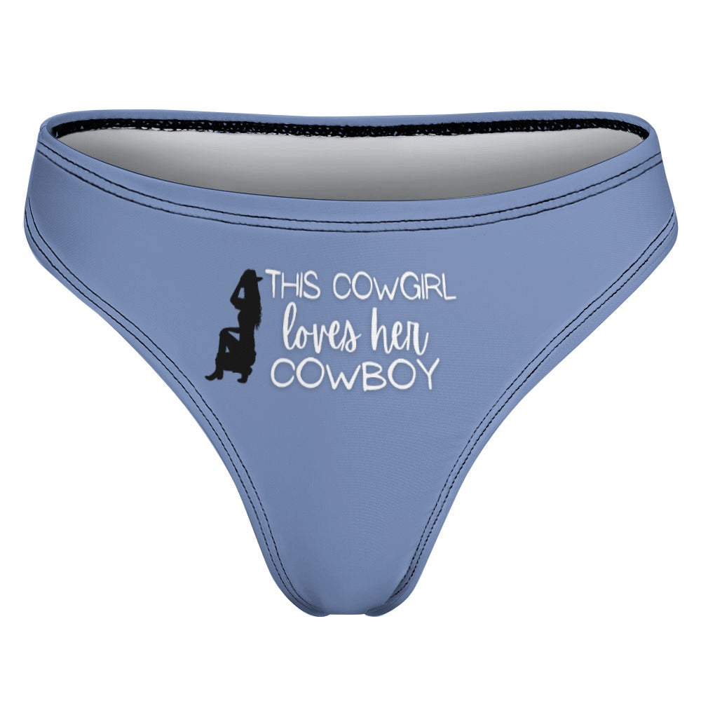 Cowgirl Loves Her Cowboy Thong - GetGifts