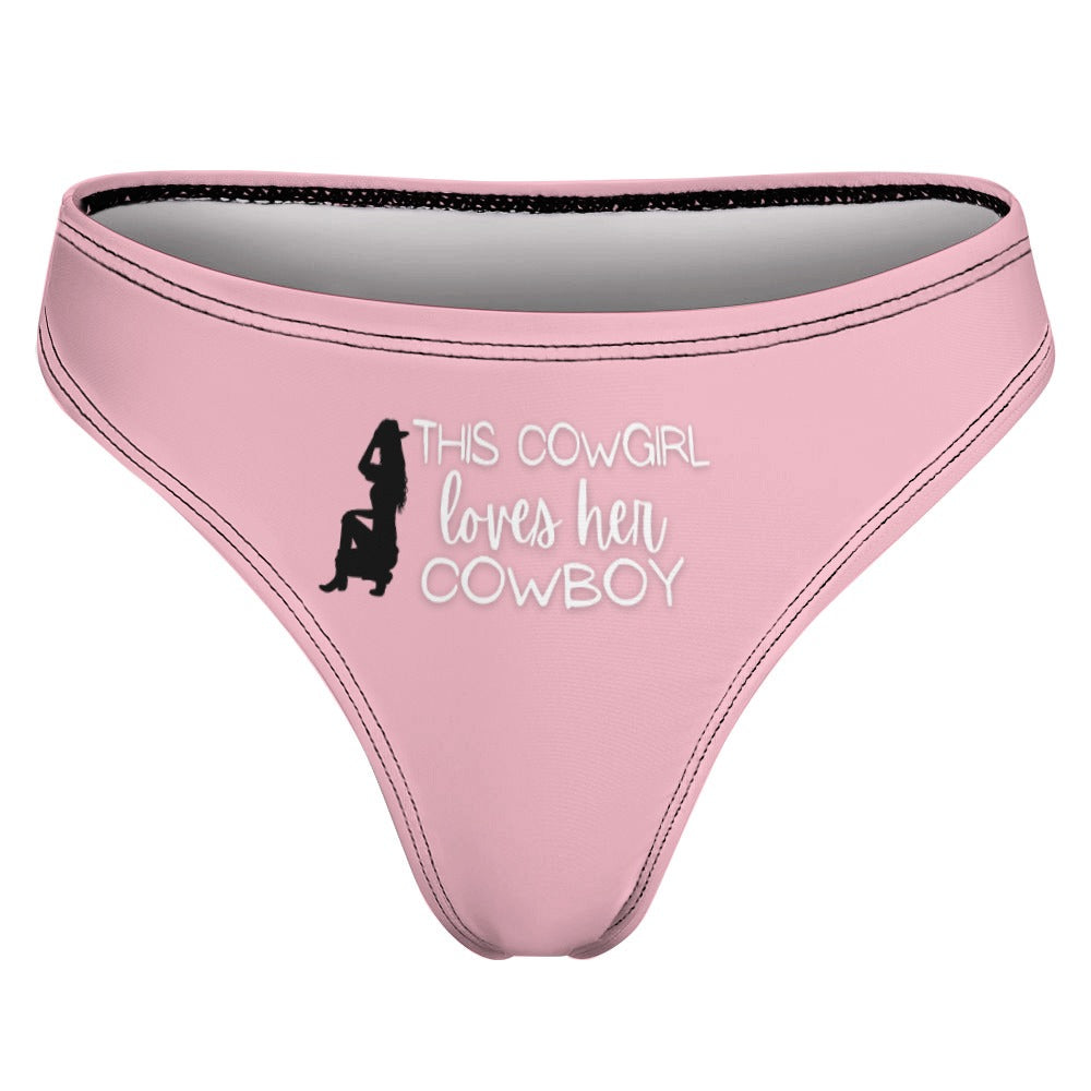 Cowgirl Loves Her Cowboy Thong - GetGifts