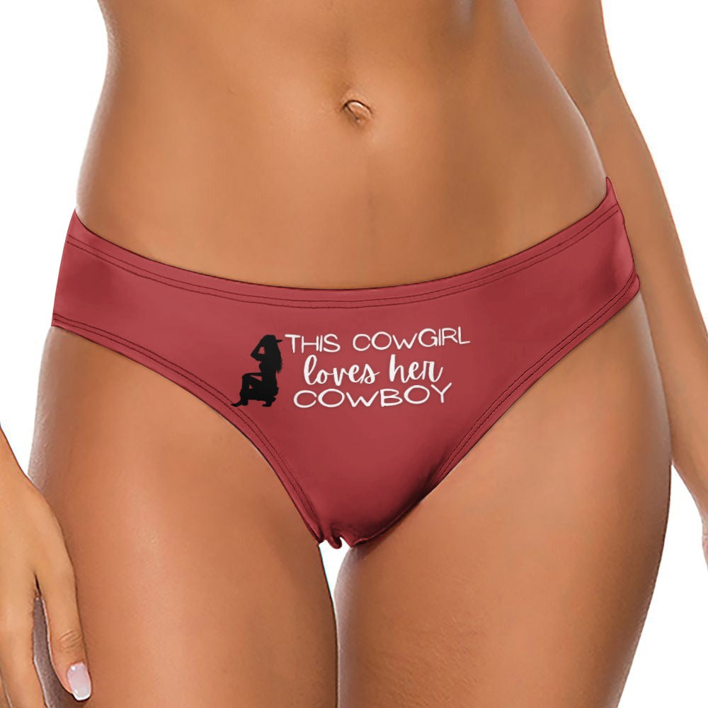 Cowgirl Loves Her Cowboy Thong - GetGifts