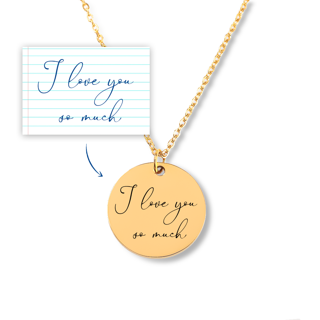 Custom Handwritten Pendant - GetGifts