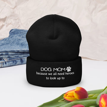 Dog Mom Hero Beanie