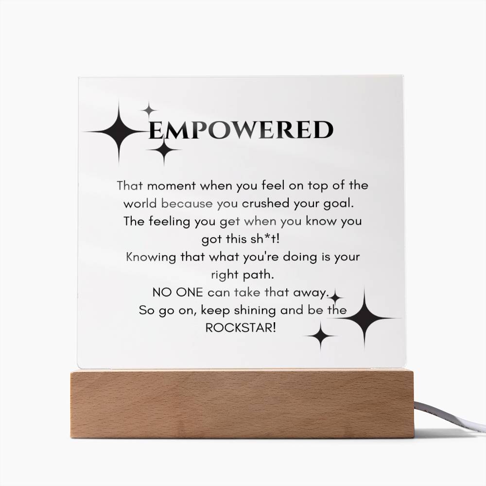 Empowered Plaque - GetGifts