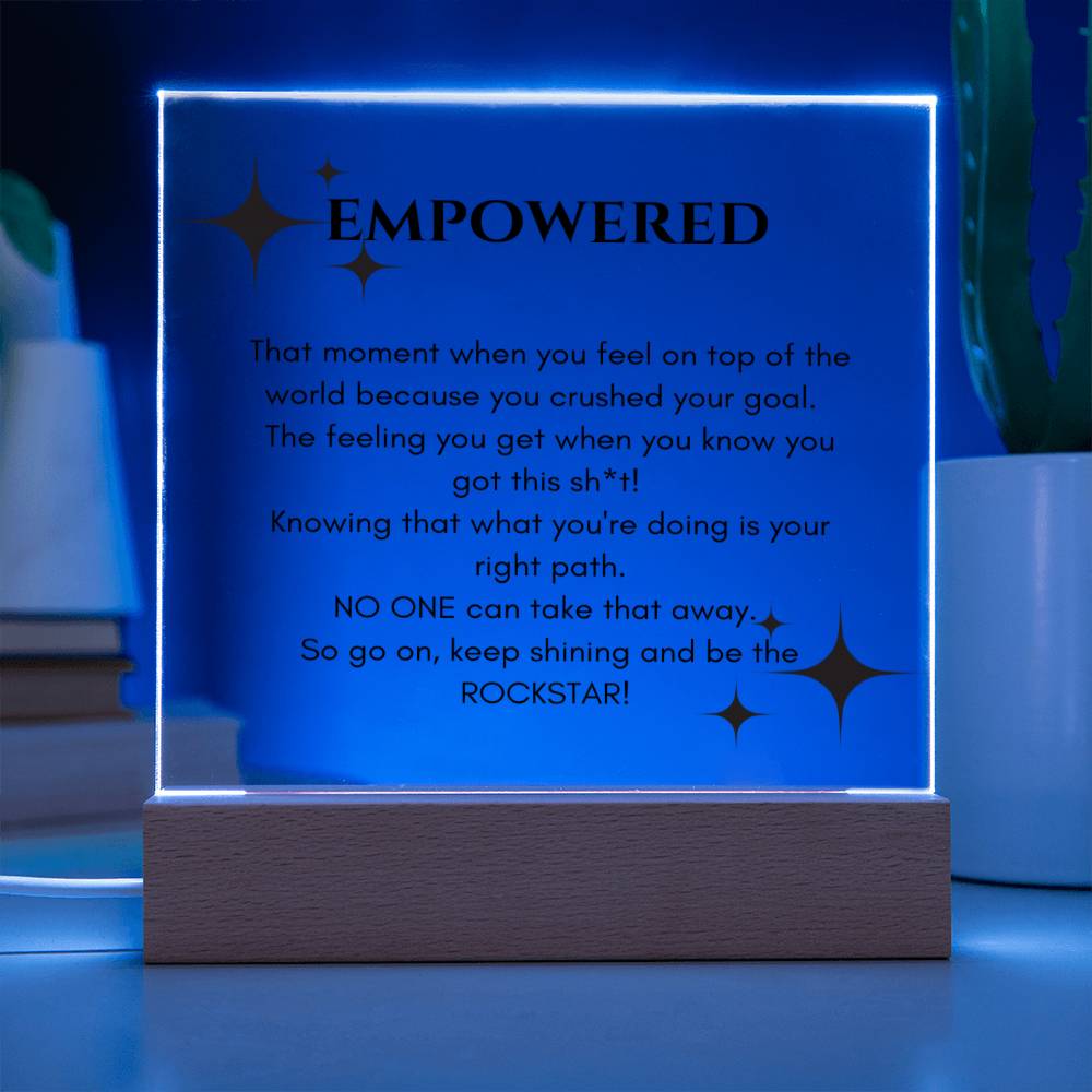 Empowered Plaque - GetGifts