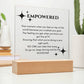 Empowered Plaque - GetGifts