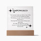 Empowered Plaque - GetGifts