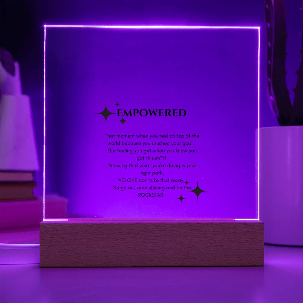 Empowered Plaque - GetGifts