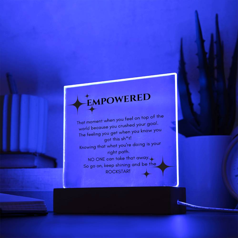 Empowered Plaque - GetGifts