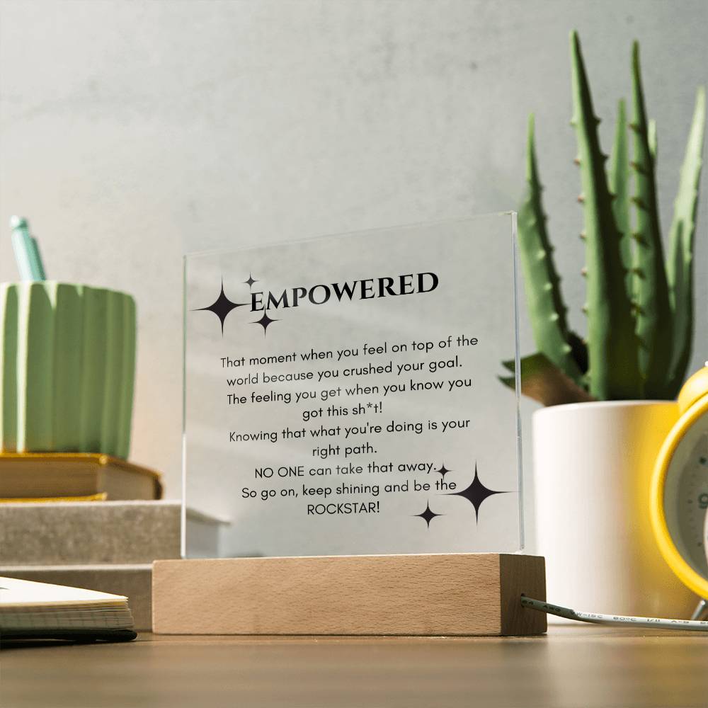 Empowered Plaque - GetGifts