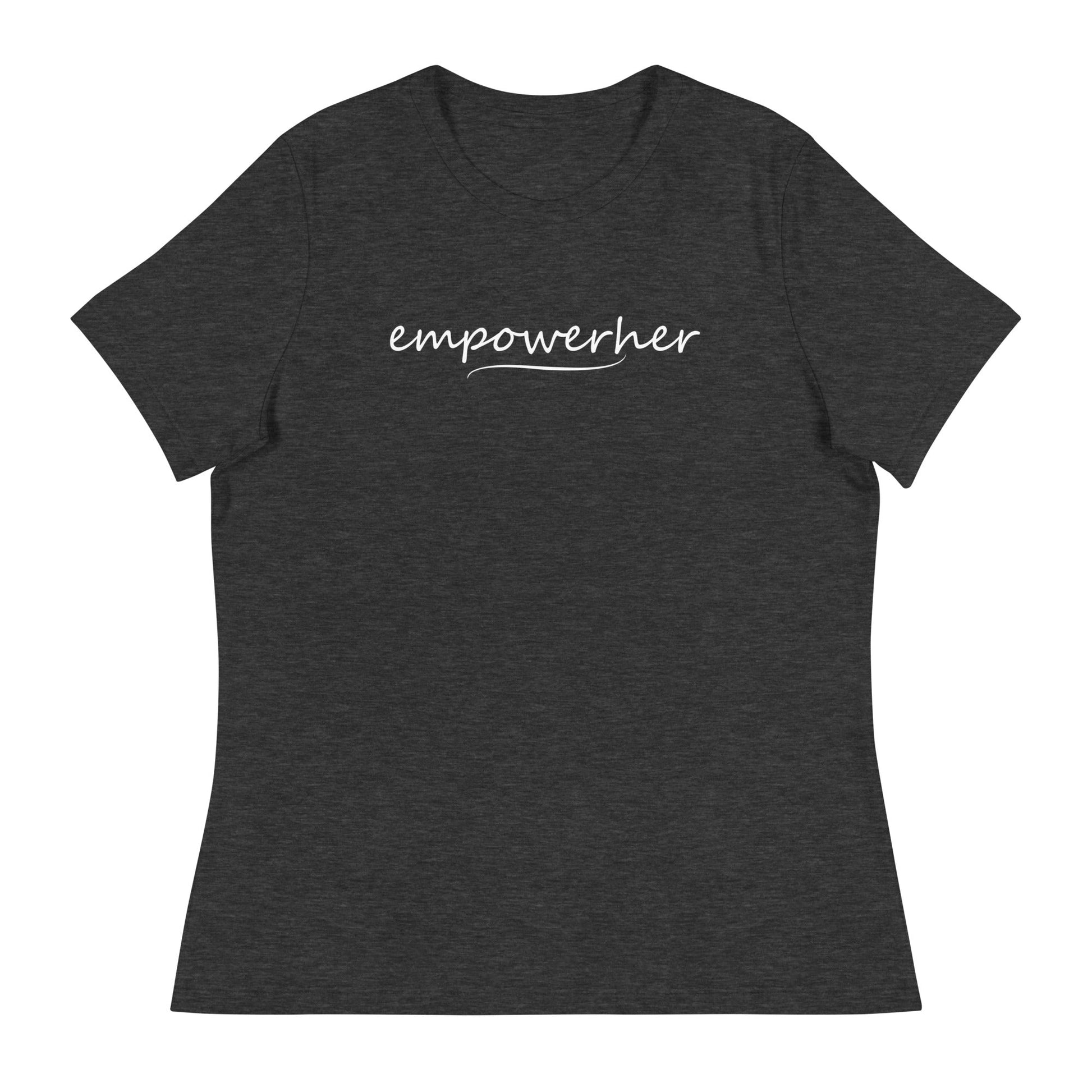 EmpowerHer Relaxed T - Shirt - Dark Grey Heather / S