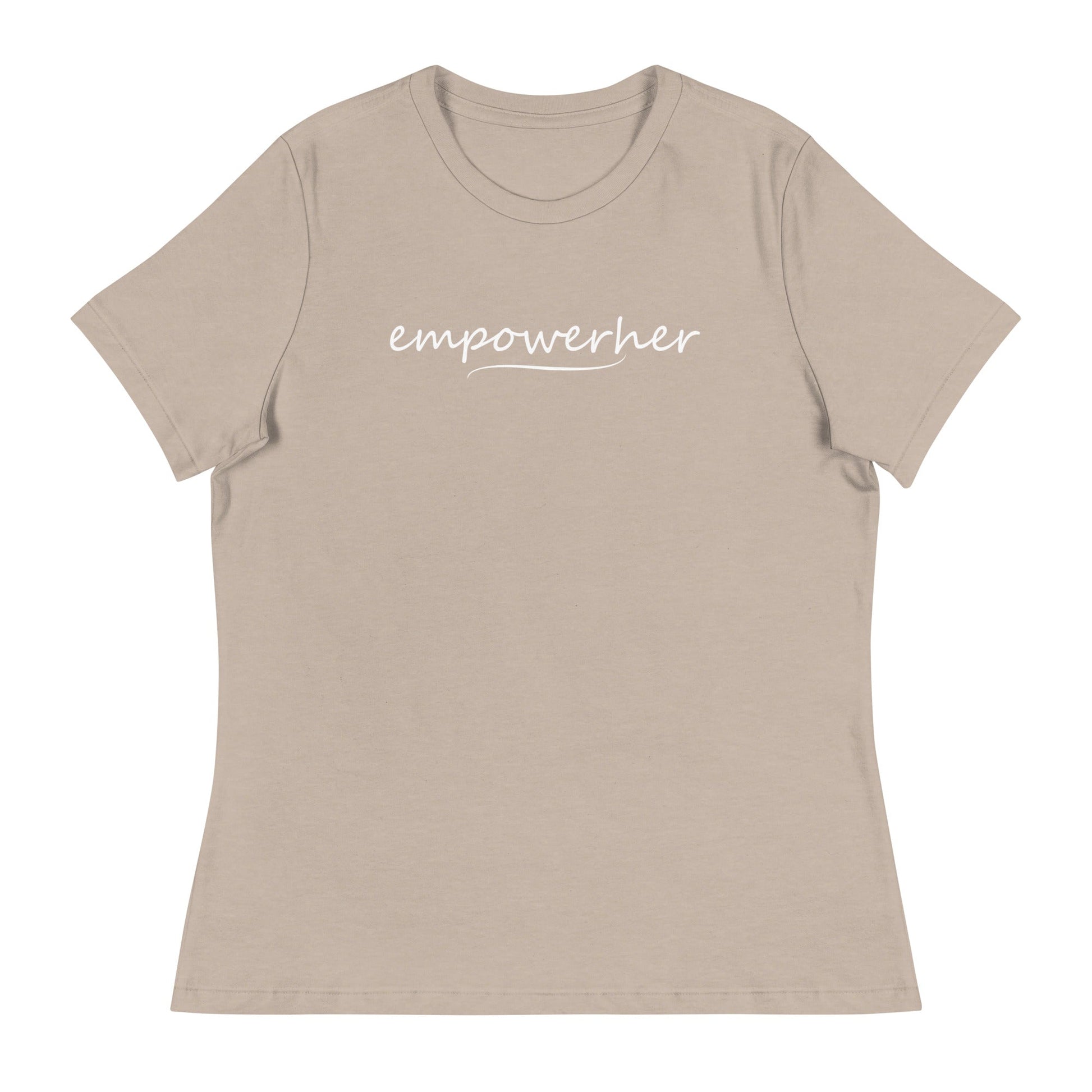 EmpowerHer Relaxed T - Shirt - Heather Stone / S