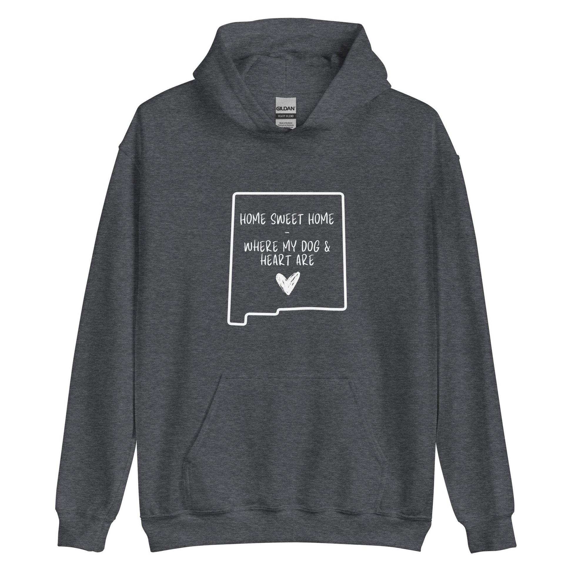 Home Sweet - New Mexico Hoodie Dark Heather / S