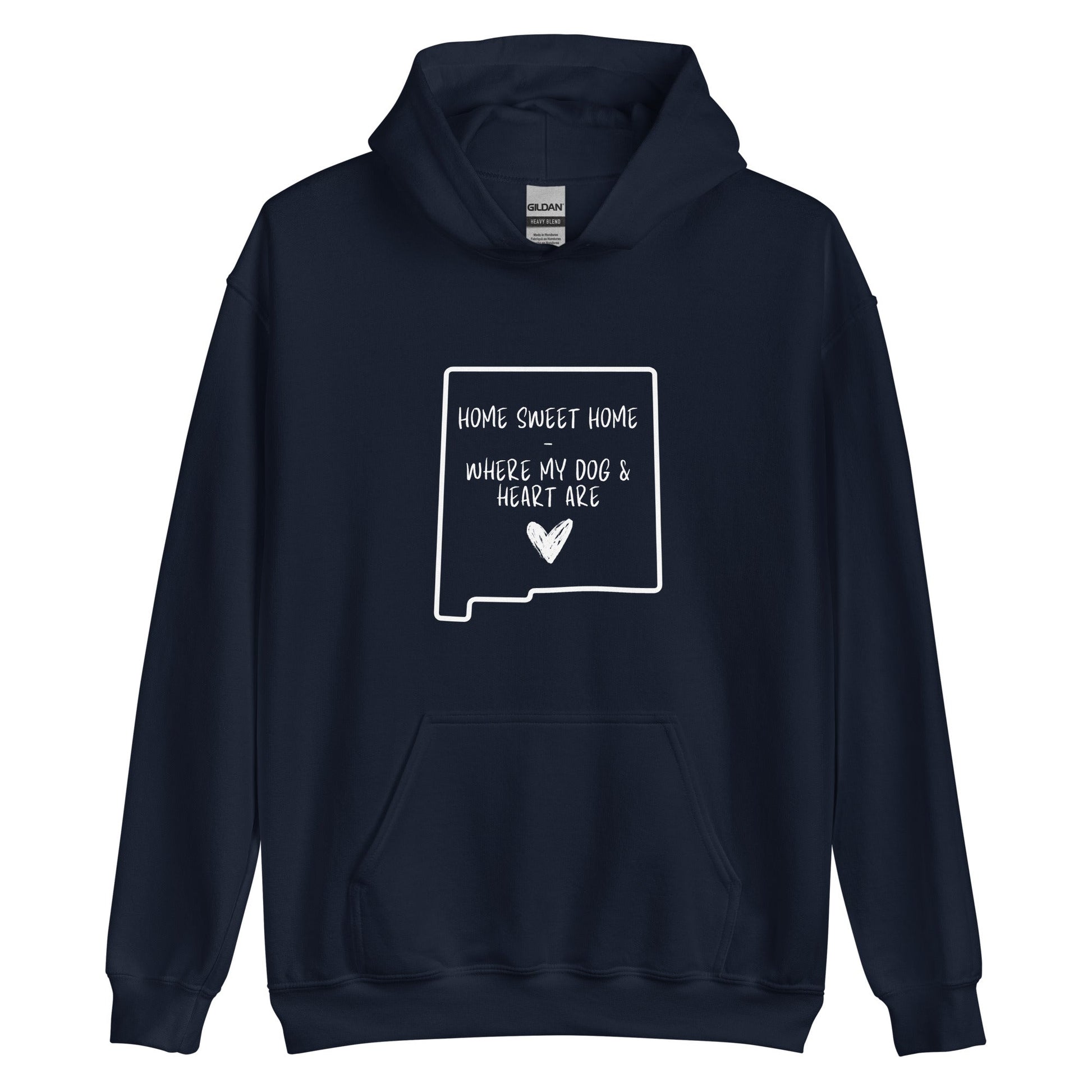 Home Sweet - New Mexico Hoodie Navy / S