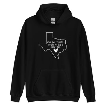 Home Sweet Texas Hoodie - Black / S