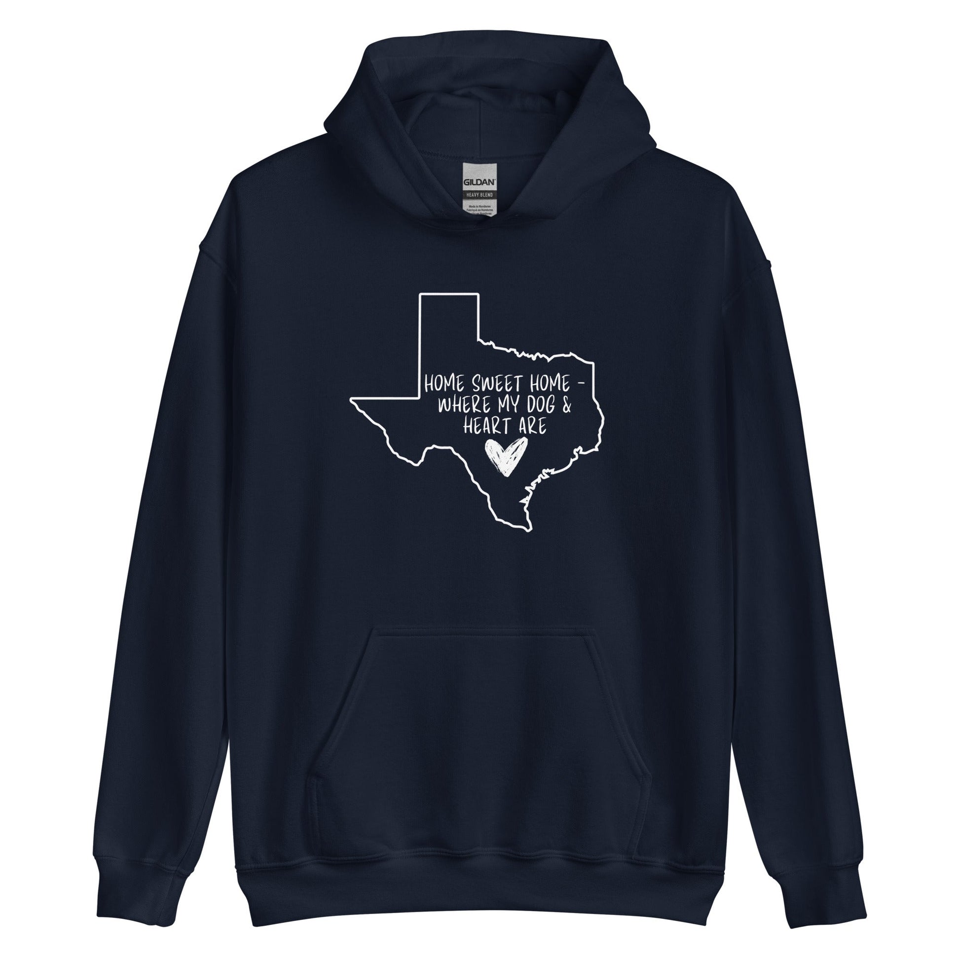 Home Sweet Texas Hoodie - Navy / S