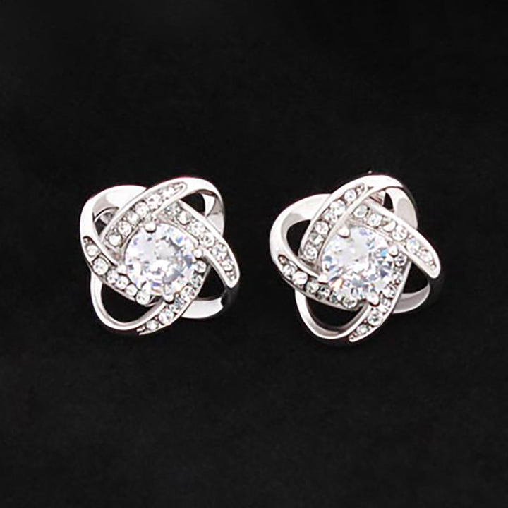 Love Knot Stud Earrings - GetGifts