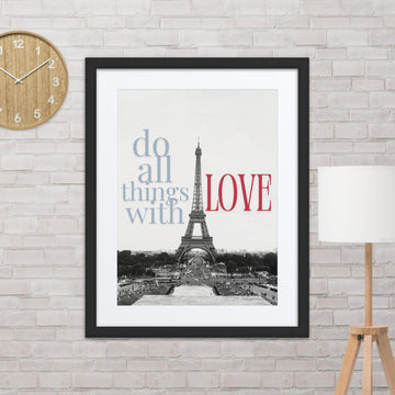 Do All Things With Love Wall Art