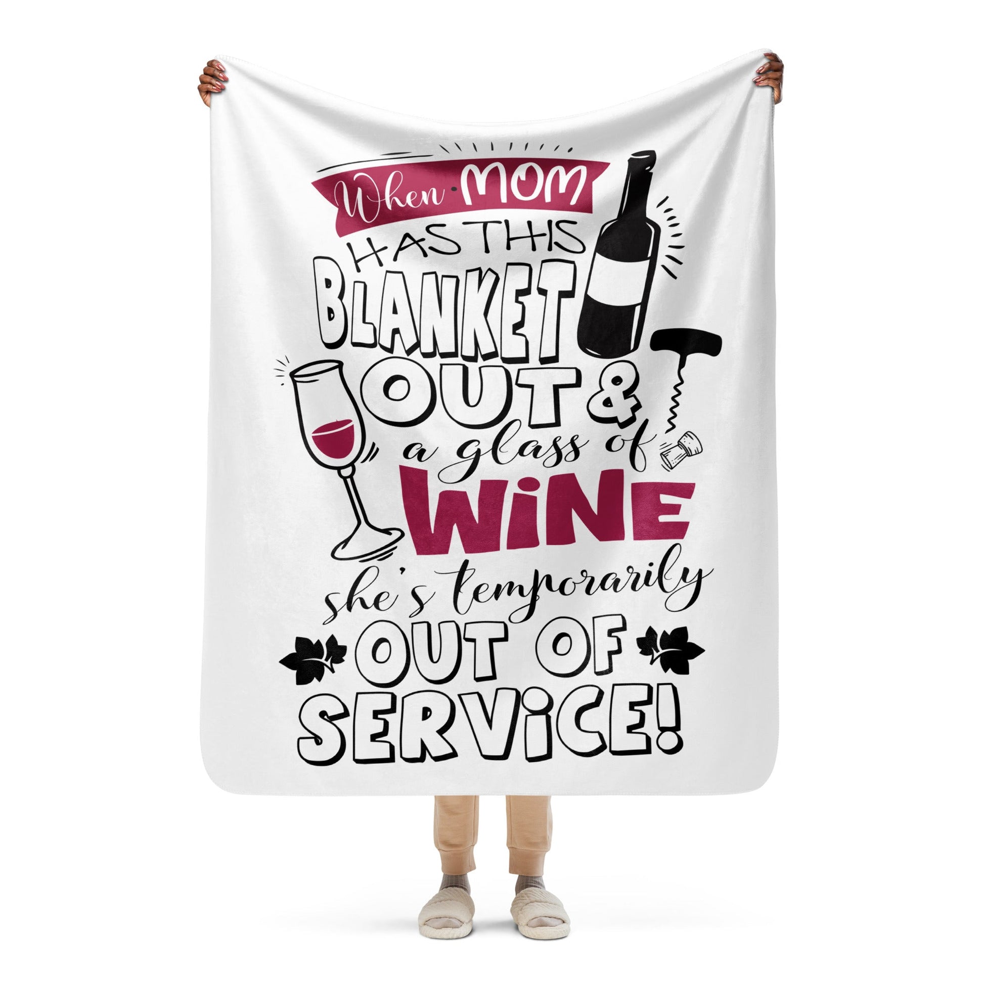 Mommy Temporarily Out of Service Blanket - GetGifts