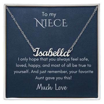 Name Necklace From Your Favorite Aunt