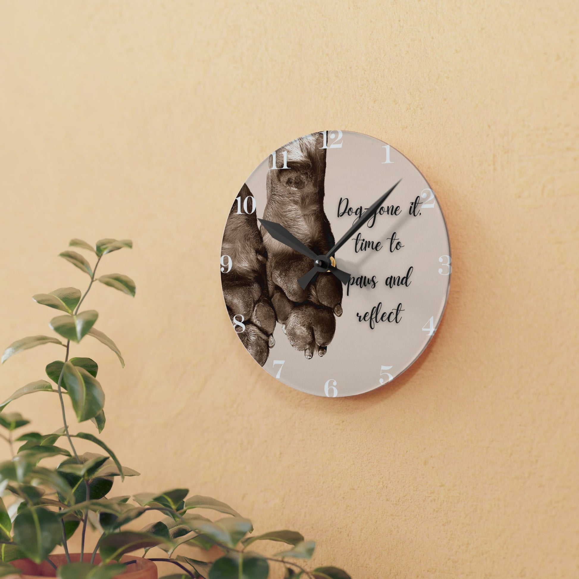 Paws & Reflect Wall Clock - Home Decor