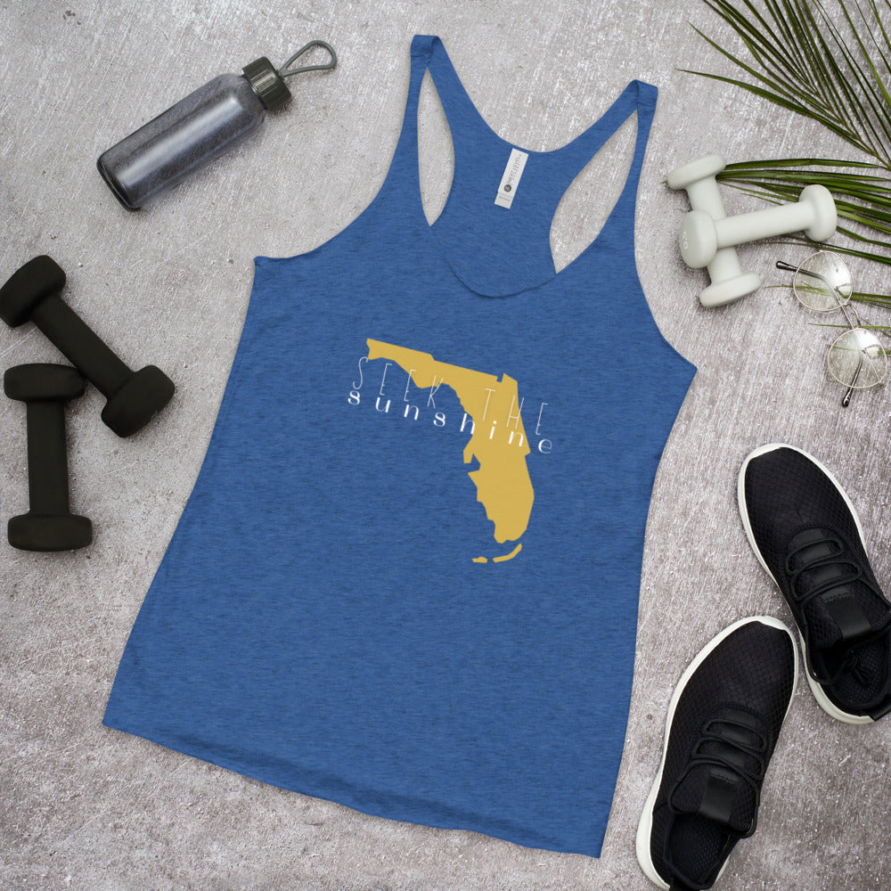 Seek the Sunshine Tank Top - Vintage Royal / XS