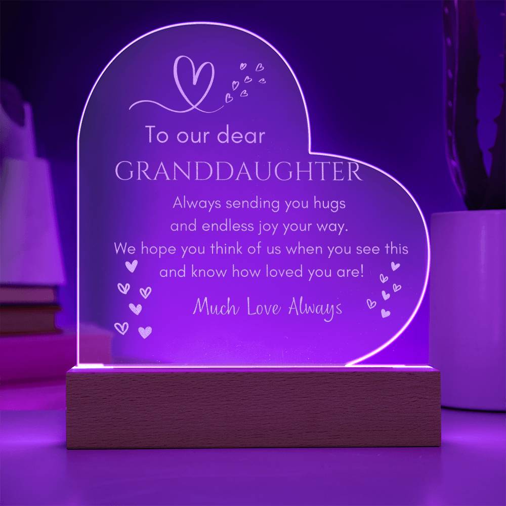 Sending Love Plaque - Battery LED Base Jewelry