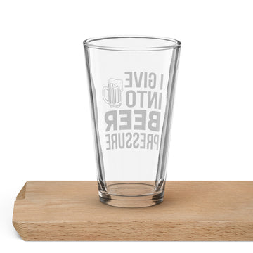 Beer Pressure Pint Glass