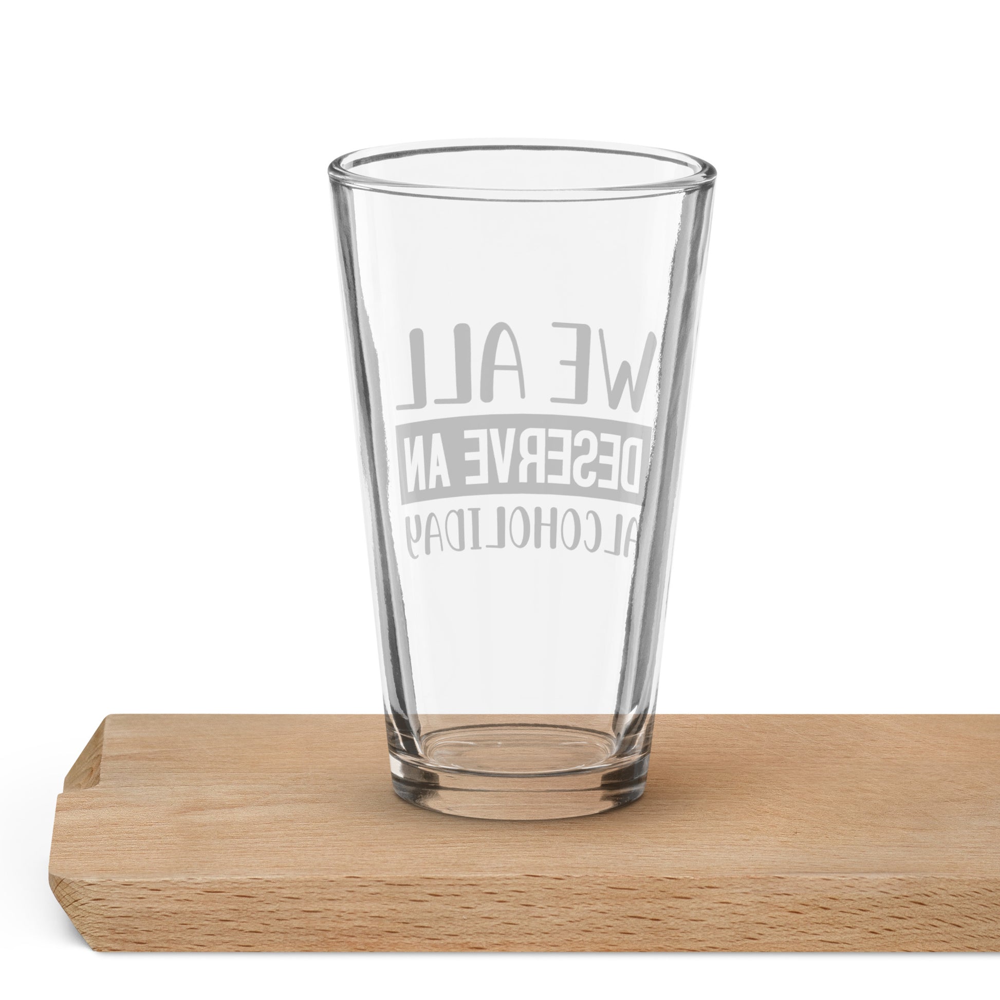 AlcoholiDay Pint Glass - GetGifts