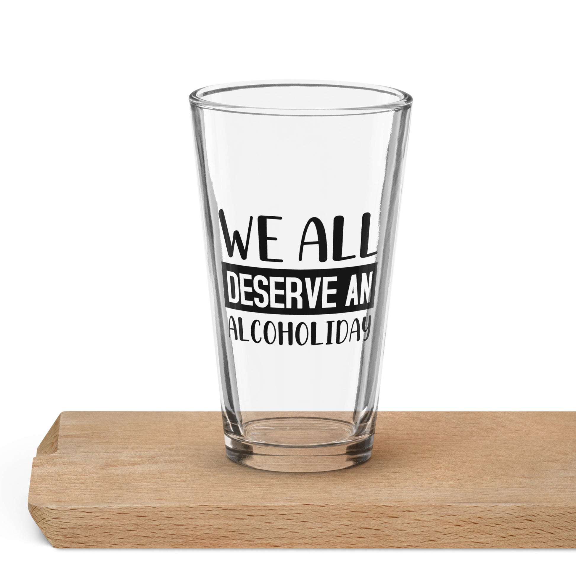 AlcoholiDay Pint Glass - GetGifts