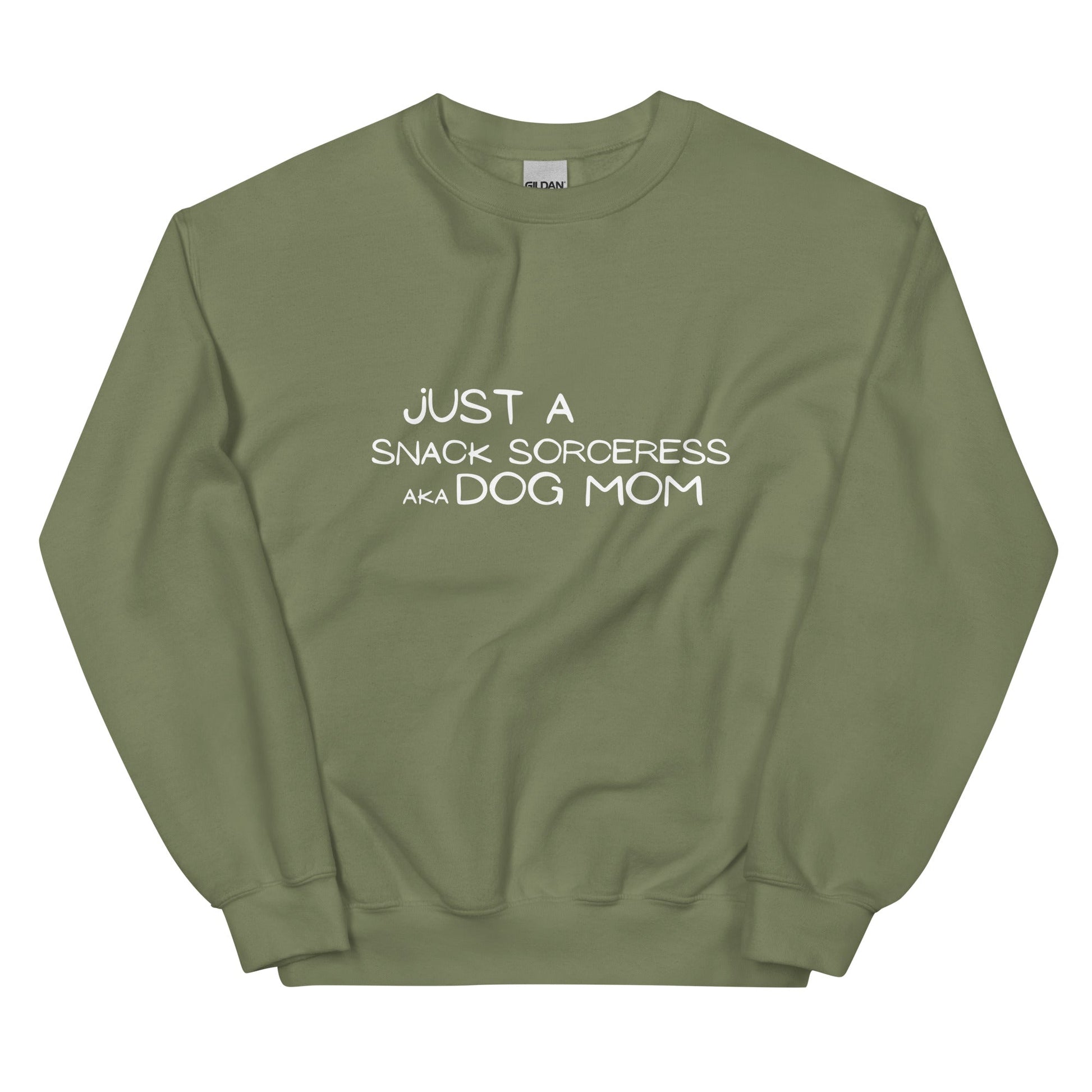 Snack Sorceress Sweatshirt - Military Green / S