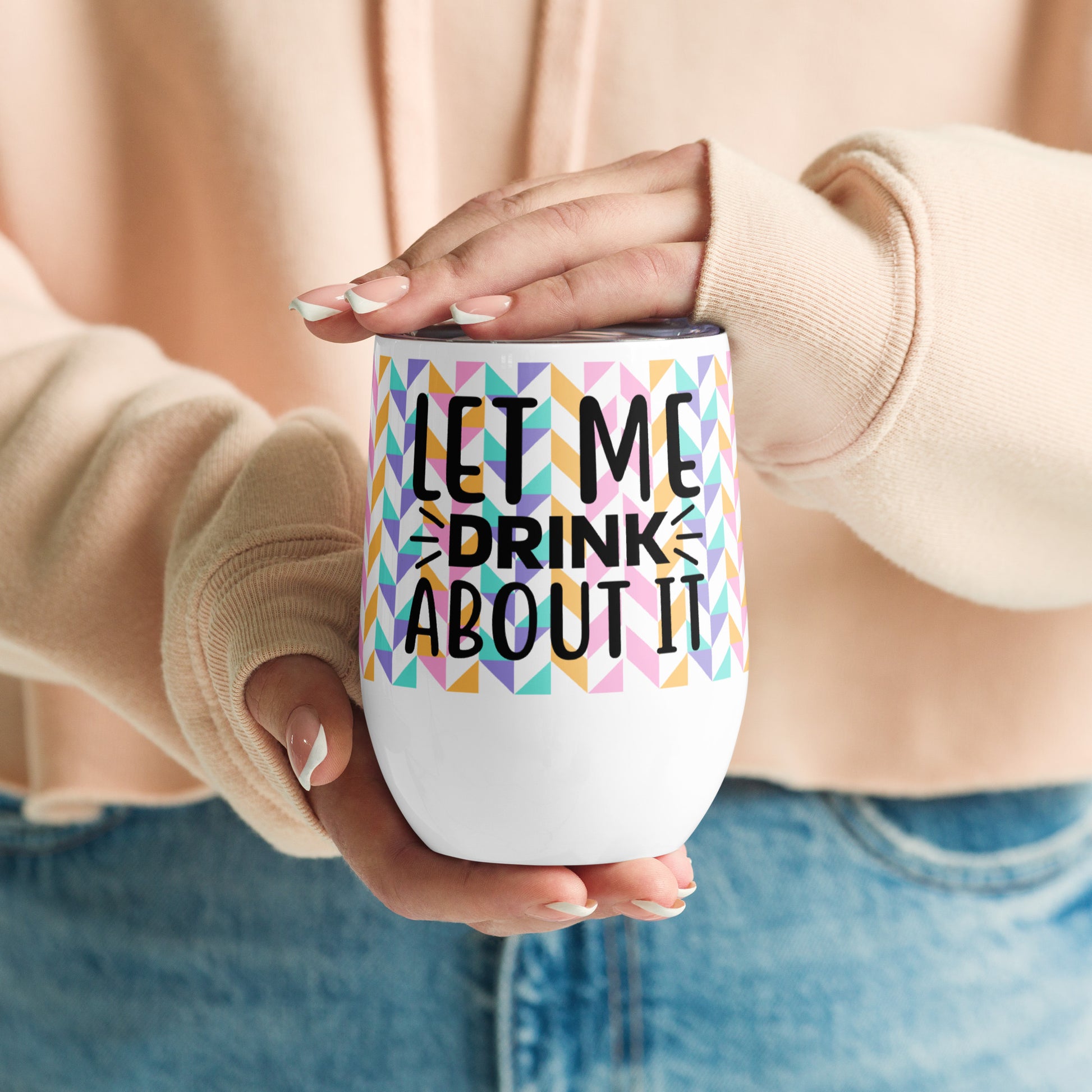 Drink About It Wine Tumbler - GetGifts